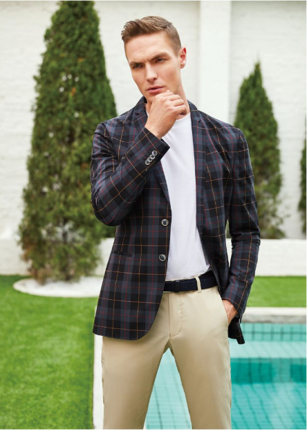 Plaid suit