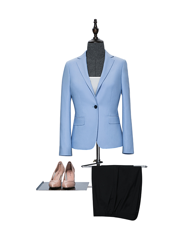 Light blue womens suit