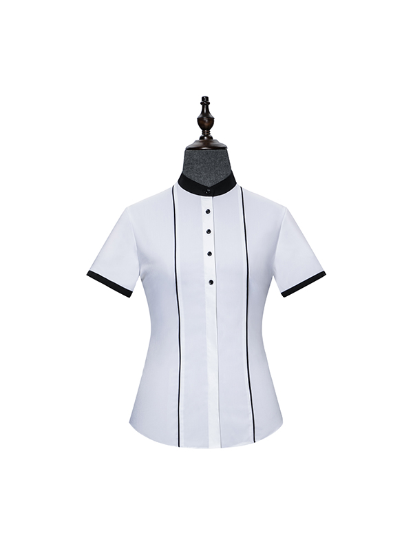 Womens white bow shirt