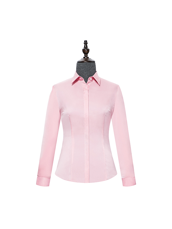 Pink womens waist shirt