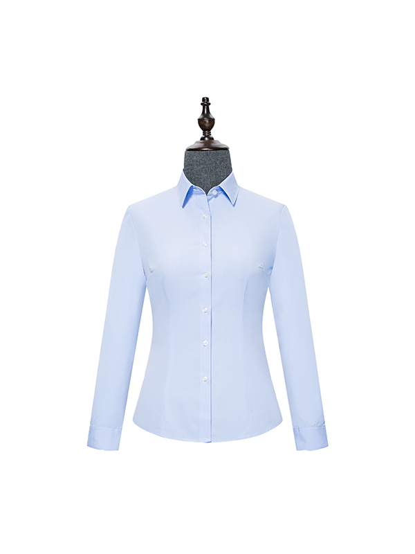 Blue Womens long sleeve shirt