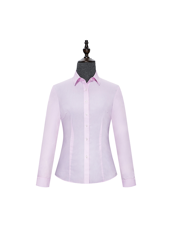 Pink womens long sleeve shirt