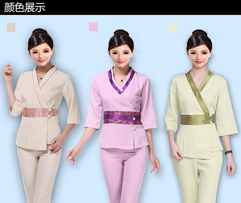 上海东南亚餐厅服泰式工作服美容院女按摩师技师美容师SPA服装