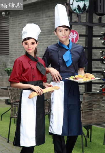 上海明星同款孙红雷好先生厨师服餐饮酒店火锅男女长袖厨师服