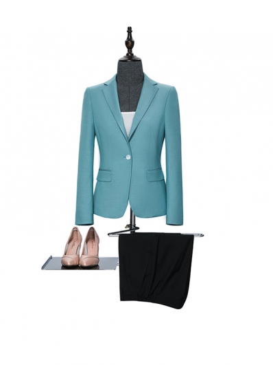 Cyan womens suit