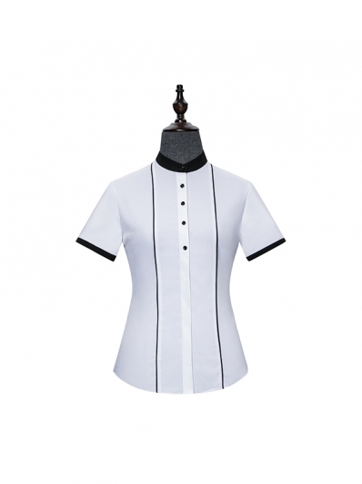 Womens white bow shirt