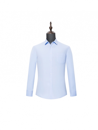 Light blue mens long sleeve shirt