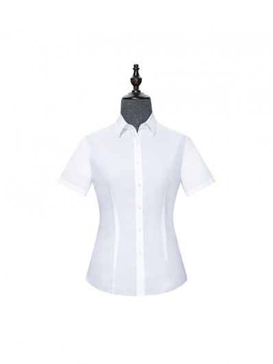 White short sleeve womens shirt